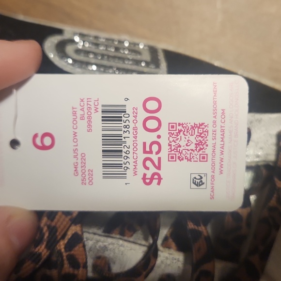 New with tags Justice tennis shoes - Picture 3 of 3